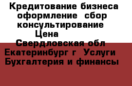 Кредитование бизнеса оформление, сбор, консультирование › Цена ­ 5 000 - Свердловская обл., Екатеринбург г. Услуги » Бухгалтерия и финансы   